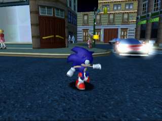 Sonic in Station Square.